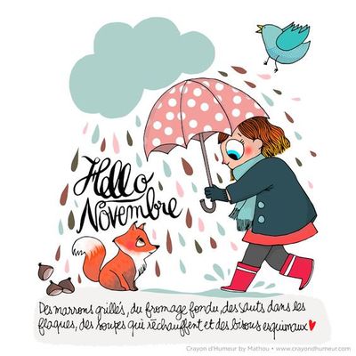 Et c'est parti pour novembre !