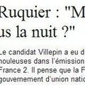 Villepin chez Ruquier 