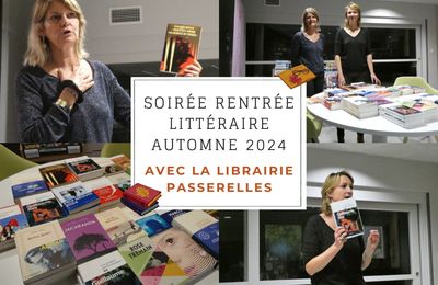 RENTREE LITTERAIRE 2024 - LIBRAIRIE PASSERELLES - MEDIATHEQUE PLURIELLE :
