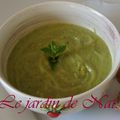 Gaspacho à la courgette mentholée et ses tartines truffées!!