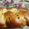 Challah aux pépites de chocolat pour miss Clara