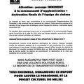 Actuellement au Méliès "MORTEL TRANSFERT" - Tract CGT Montreuil du 19 12 13