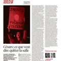 Césars : ce que veut dire quitter la salle