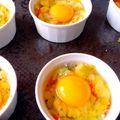 Oeuf cocotte à la fondue de poireau 