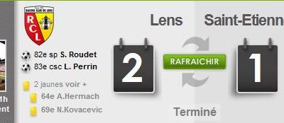 20ème journée : Lens - ASSE