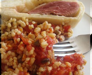 MAGRETS EN CROUTE DE PAIN ET SES CEREALES A LA TOMATE