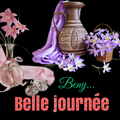 .... On dépose des fleurs dans un vase     ...  ........>>> une ambiance garantie...