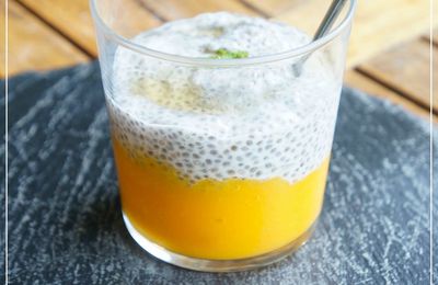 Fresh chia pudding