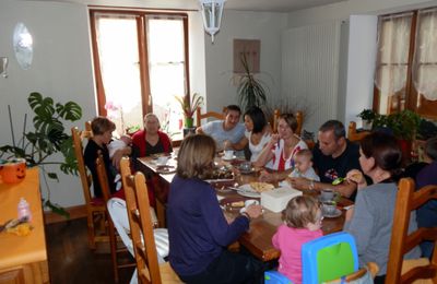 gouter de bienvenue d'Elona - kleine Willkommens-Feier für Elona