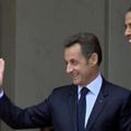 Le Président Sarkozy marque les cérémonies du 6 Juin