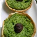 Tartelettes à la purée de brocolis