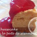 Cheesecake à la pate de sésame et miel ( au Thermomix )