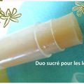 Duo sucré pour les lèvres Voici une petite