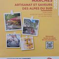 Marché artisanat et saveurs des Alpes du sud à Pont-du-Fossé le mercredi 2 août 2023