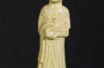 Dame de cour, Chine, début de la dynastie Tang, ca 7° siècle