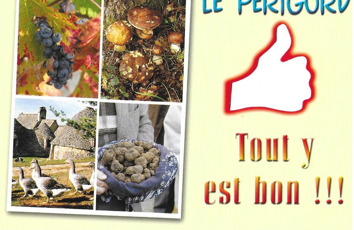carte postale Périgord.