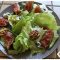 Salade figues et roquefort