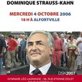 Meeting de Dominique Strauss-Kahn à Alfortville