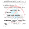 BULLETIN D'INFORMATION N° 17 DU 09.03.2023