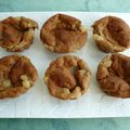 muffins hyperprotéinés poire amande au son d'avoine avec teff et amarante (sans sucre ni beurre)