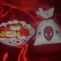 Sachet bonbons motif spiderman