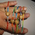 Bracelets multicolores