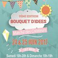 Bouquet d'idées Marché des Créateurs le 24 & 25 juin