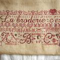 "La broderie... tout un art"