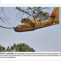 Canadair en manœuvres dans le Médoc