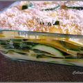 Lasagnes aux courgettes et au saumon