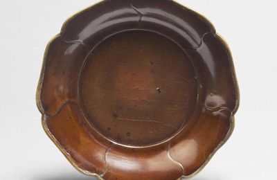 Lobed Dish in the Shape of a Mallow Flower, Southern Song Dynasty (1127-1279)