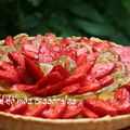 Tarte aux fraises et au citron vert