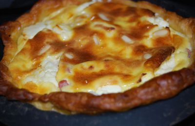 Quiche lorraine à la feta