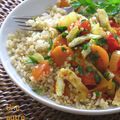 Quinoa aux légumes et omelette
