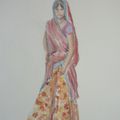 une indienne en sari