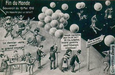 La comète de Halley . En mai 1910 devait comme Elenin semer le chaos 