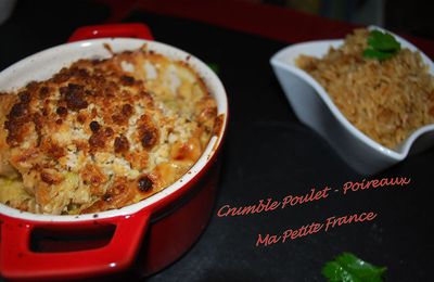 Crumble Poulet-Poireaux