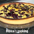 Tarte aux myrtilles & chocolat blanc {pâte sablée au i-Cook'in}