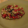 Salade de légumes croquants