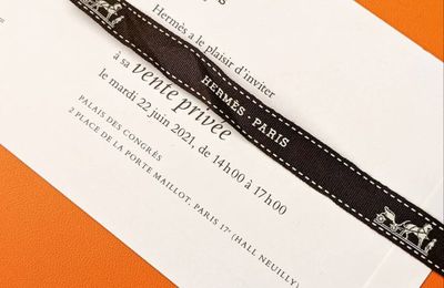 Ventes Exceptionnelles HERMES - Palais des Congrès du 26 au 27 juin 2024