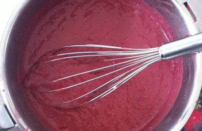 Recette de ma crème à la framboise ! 