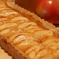 Tarte aux pommes, sans gluten, et son caramel au sirop d'érable...