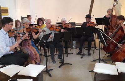 L'Orchestre de l'Ecole de musique de Saint-Auban à la chapelle pour la Fête de la musique ......2023