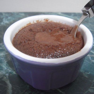 Coulant au chocolat 0%