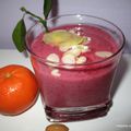 Jus de fruits multi vitaminé à la poudre de baomix + poudre de racine de maca BIO + gingembre