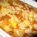 Gratin d'ananas aux amandes