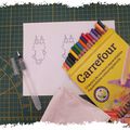 cARTe en pas à pas : le chat colorié aux crayons aquarelle