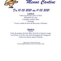 Menus de la restauration scolaire de la semaine du 10 05 2021 au 11 05 2021