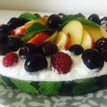 Tarte toute en fruits