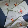 Sacs scouts, cadeaux de mariages, serviettes, sacs....